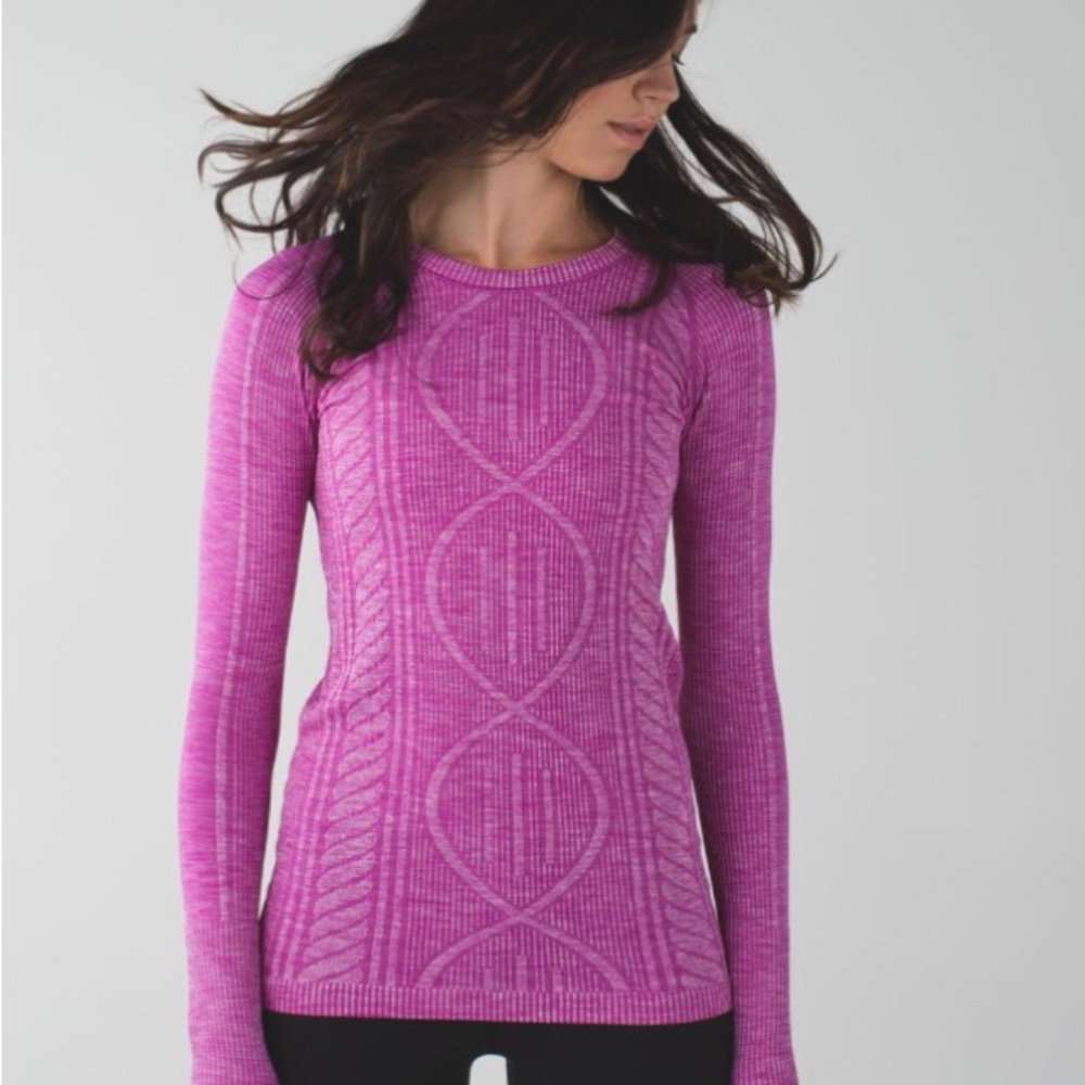 Lululemon Rest Less Pullover. Size 4. Heathered Ultra Violet
